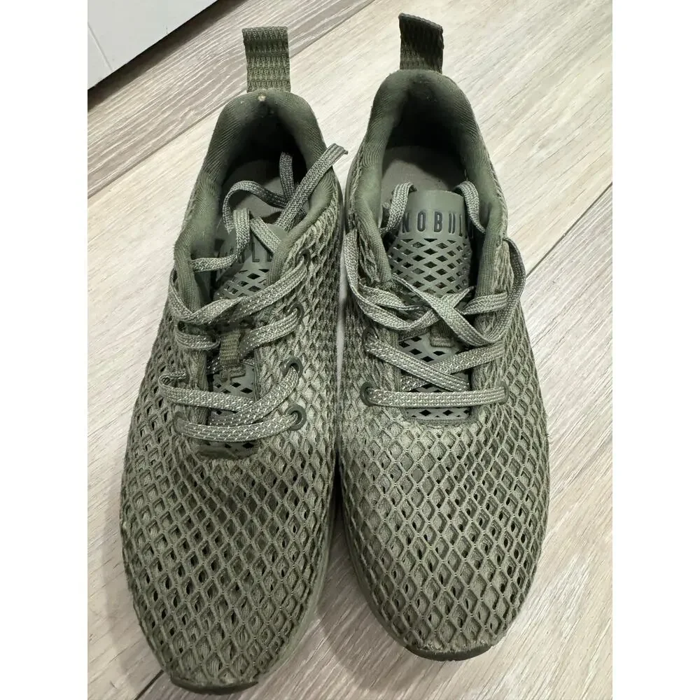 Nobull Diamond Mesh Runner Shoes womens 7 Green